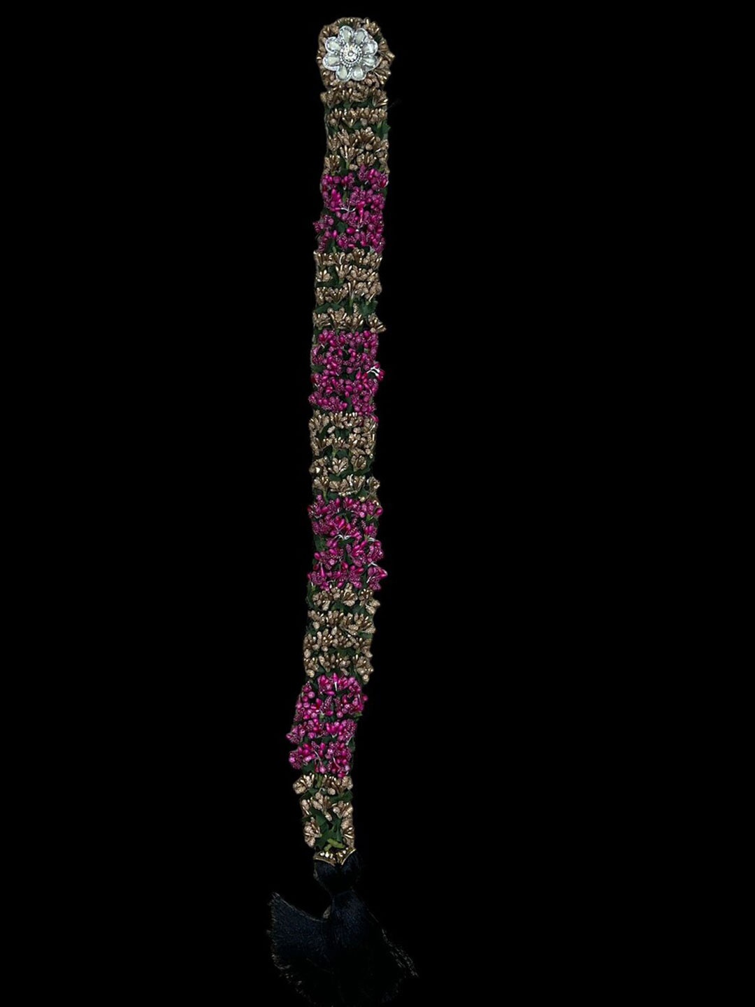 VAGHBHATT Bharatanatyam Poola Jadalu Kunjalam Billalu Traditional Hair Braid For Weddings, Pink
VAGHBHATT Bharatanatyam Poola Jadalu Kunjalam Billalu Traditional Hair Braid For Weddings, Pink