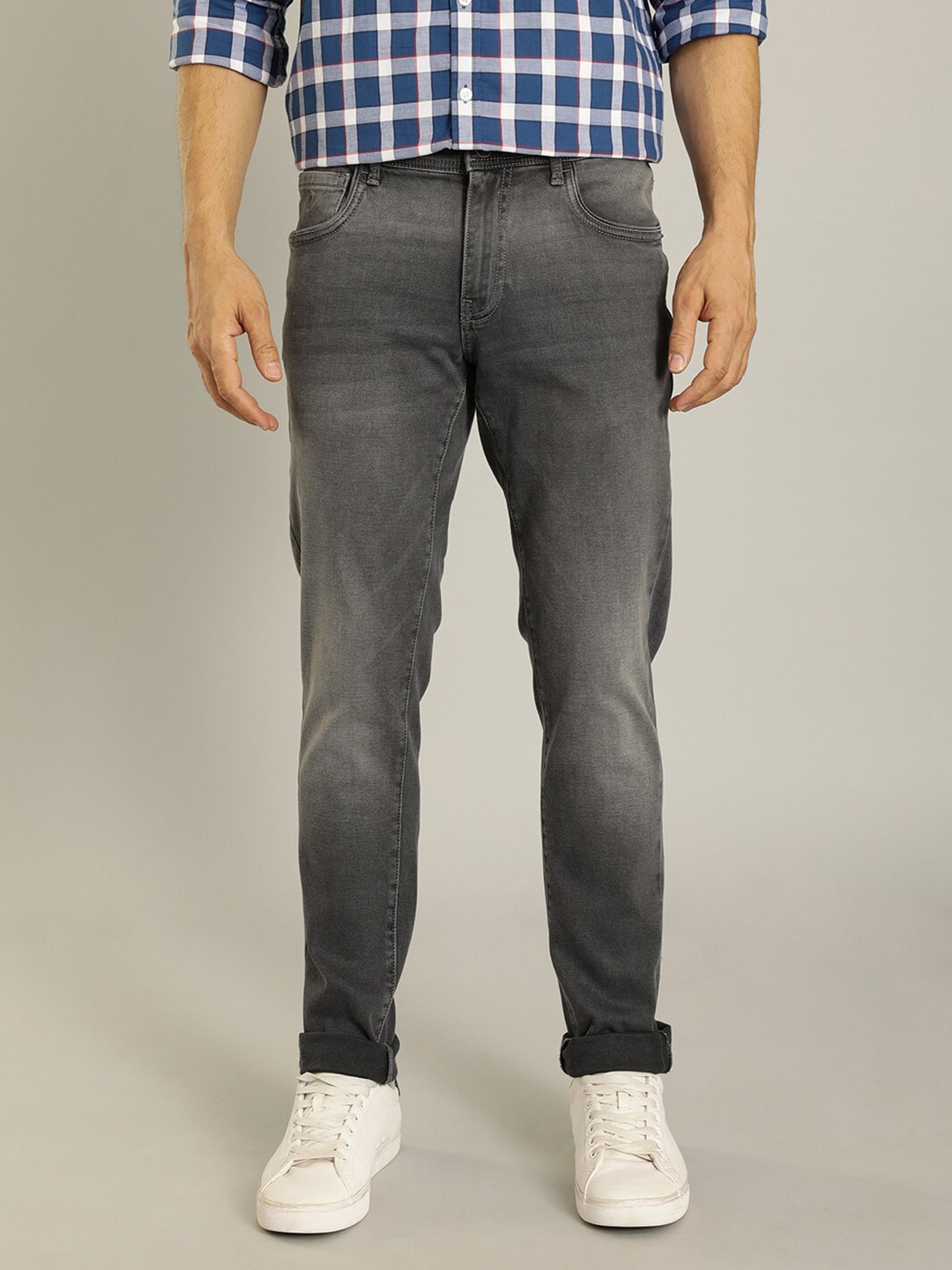 Indian Terrain Men Kruger Skinny Fit Clean Look Crinkle Stretchable Jeans, Grey
Indian Terrain Men Kruger Skinny Fit Clean Look Crinkle Stretchable Jeans, Grey