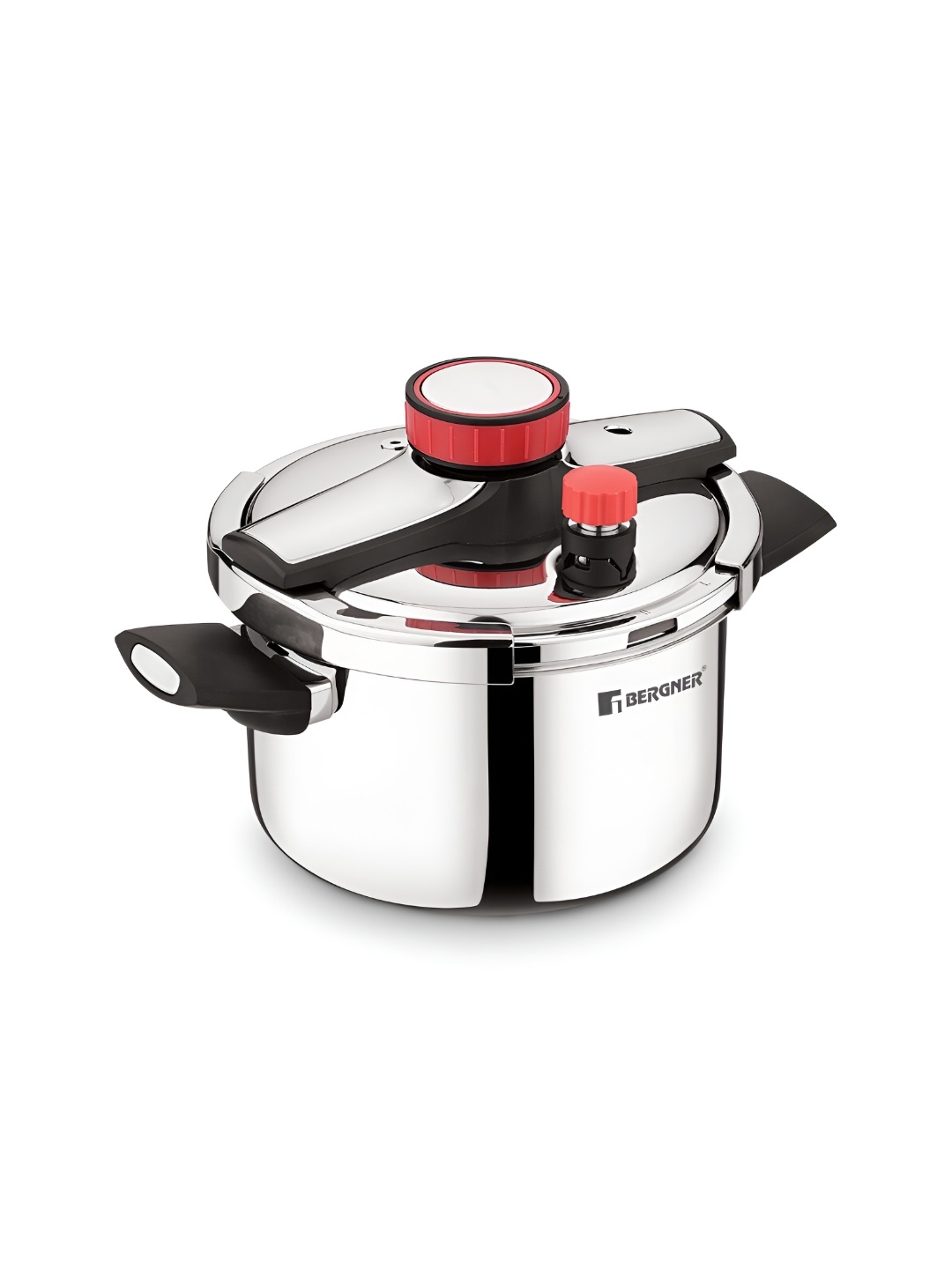 BERGNER Capri TriPly Pressure Cooker with Low and High Pressure Settings (5L), Silver
BERGNER Capri TriPly Pressure Cooker with Low and High Pressure Settings (5L), Silver