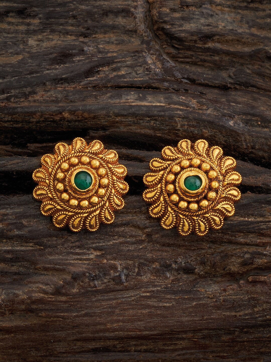 Kushal's Fashion Jewellery 92.5 Pure Silver Gold-Plated Classic Studs Earrings, Green
Kushal's Fashion Jewellery 92.5 Pure Silver Gold-Plated Classic Studs Earrings, Green