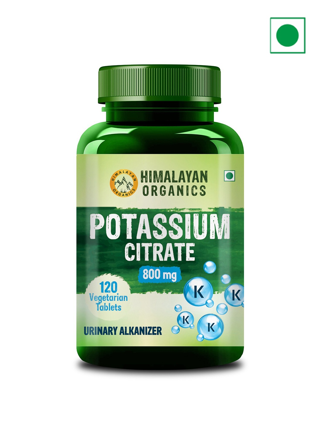 Himalayan Organics Potassium Citrate Tablets for Nerve & Muscle Health 800mg - 120 Tablets, Green
Himalayan Organics Potassium Citrate Tablets for Nerve & Muscle Health 800mg - 120 Tablets, Green