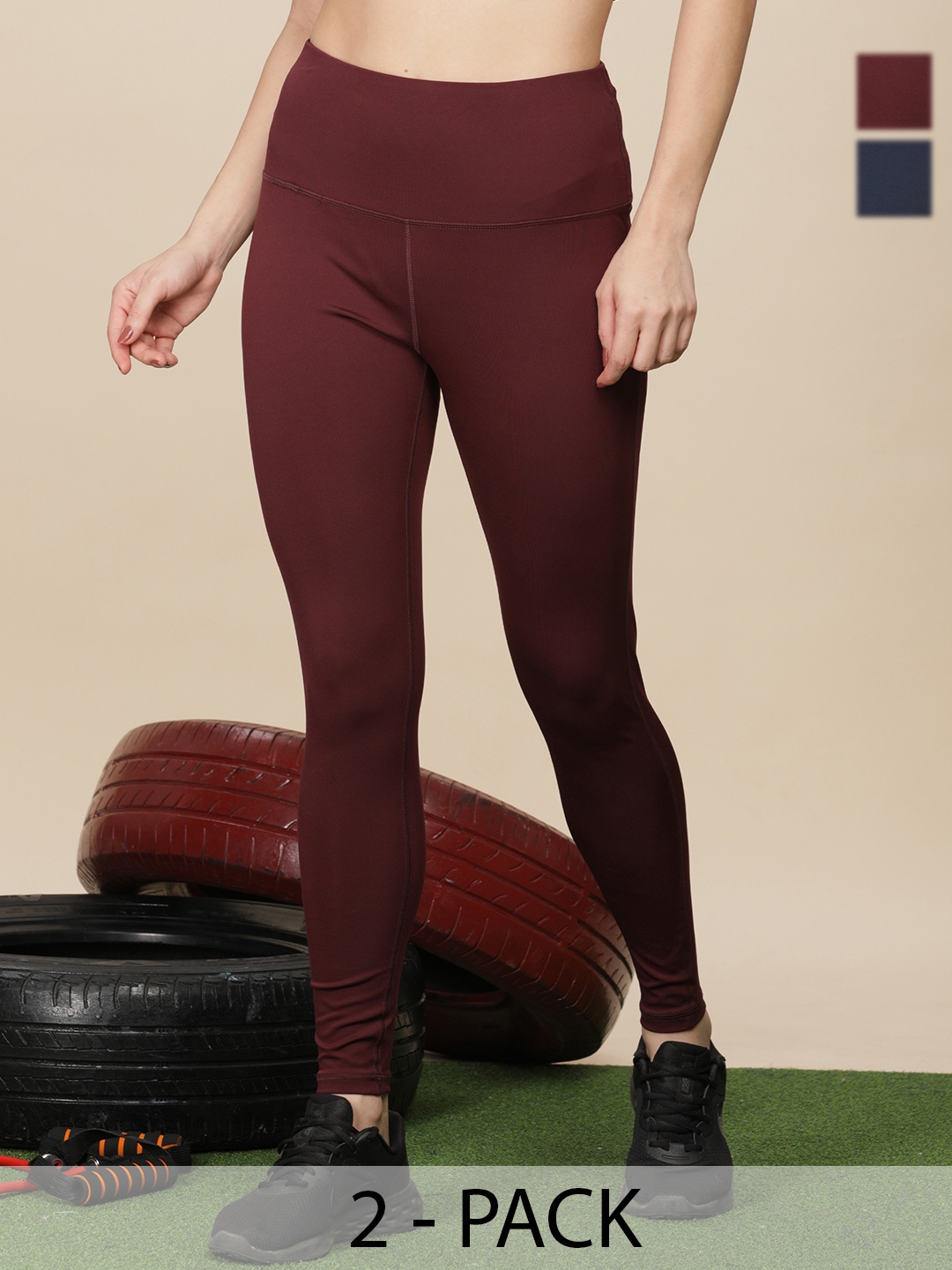 Dollar Women Pack of 2 Microfiber Anti Bacterial Elastane Stretch Sports Leggings Tights, Purple
Dollar Women Pack of 2 Microfiber Anti Bacterial Elastane Stretch Sports Leggings Tights, Purple