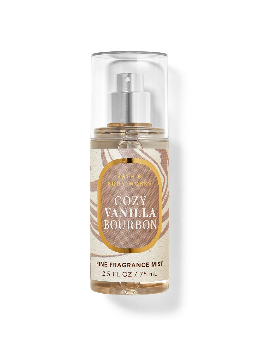 Bath & Body Works Cozy Vanilla Bourbon Travel Size Fine Fragrance Mist - 75 ml, Transparent
Bath & Body Works Cozy Vanilla Bourbon Travel Size Fine Fragrance Mist - 75 ml, Transparent