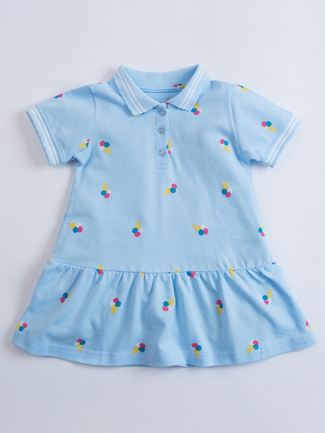 StyleCast Girls Blue & Yellow Geometric Printed Cotton Shirt Collar Drop-Waist Dress
StyleCast Girls Blue & Yellow Geometric Printed Cotton Shirt Collar Drop-Waist Dress