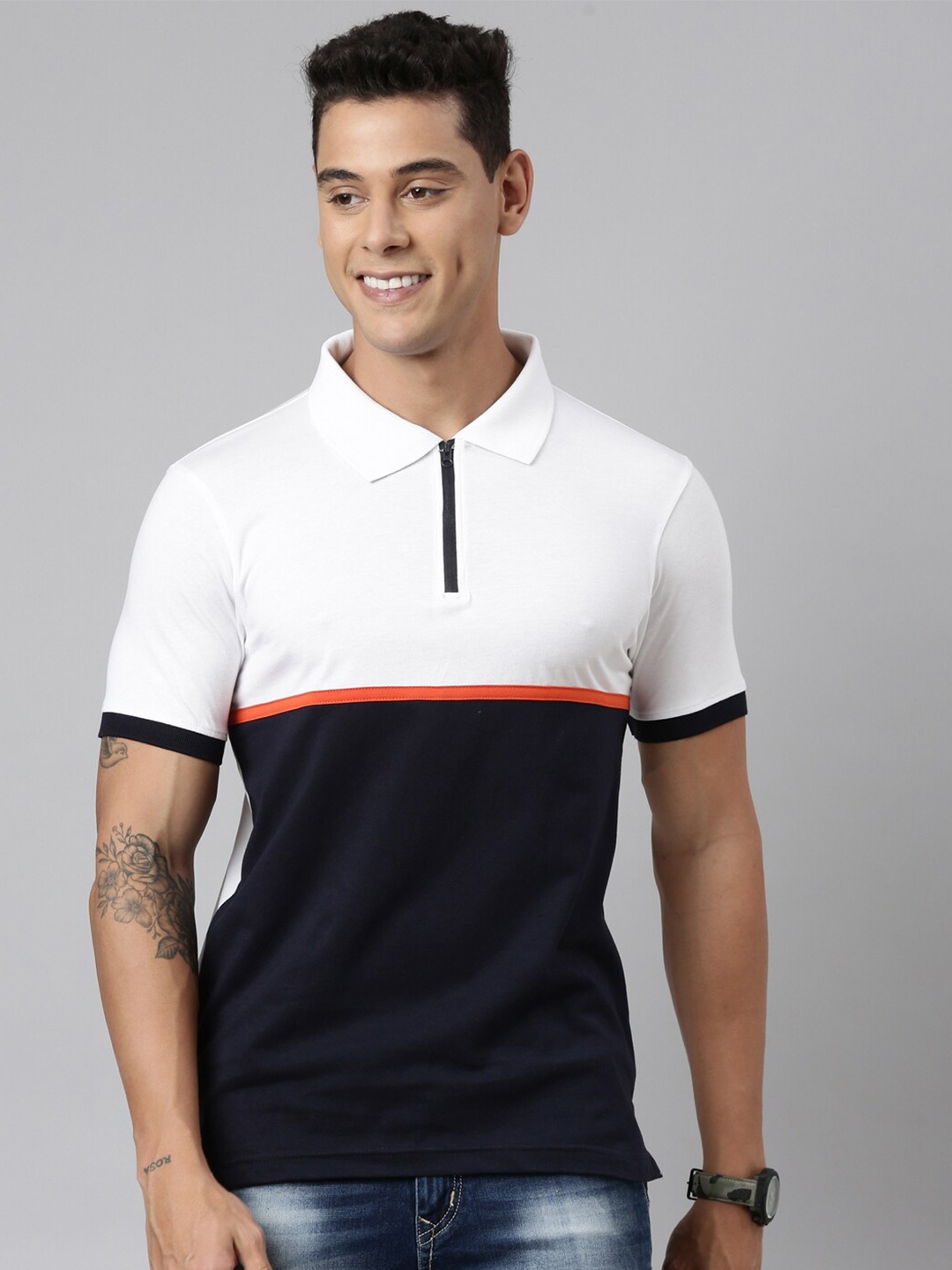 DIXCY SCOTT Printed Polo Collar Short Sleeves Regular Fit Tshirt, White
DIXCY SCOTT Printed Polo Collar Short Sleeves Regular Fit Tshirt, White