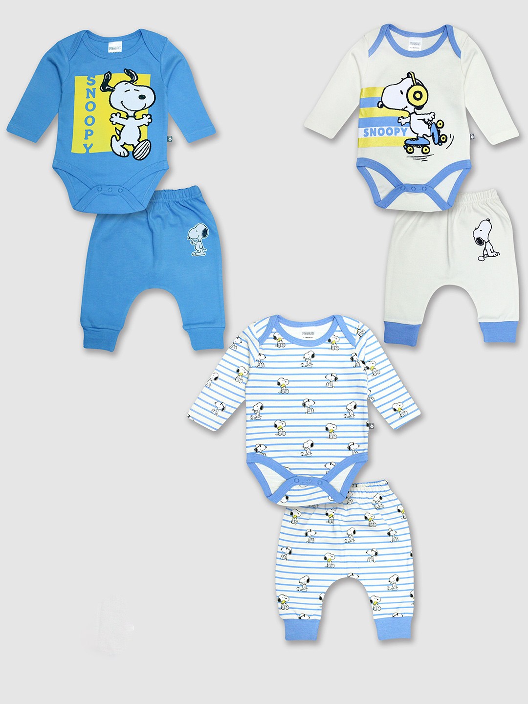 Moms Love Infant Boys Pack Of 3 Assorted Snoopy Printed Organic Cotton Bodysuit & Trousers
Moms Love Infant Boys Pack Of 3 Assorted Snoopy Printed Organic Cotton Bodysuit & Trousers
