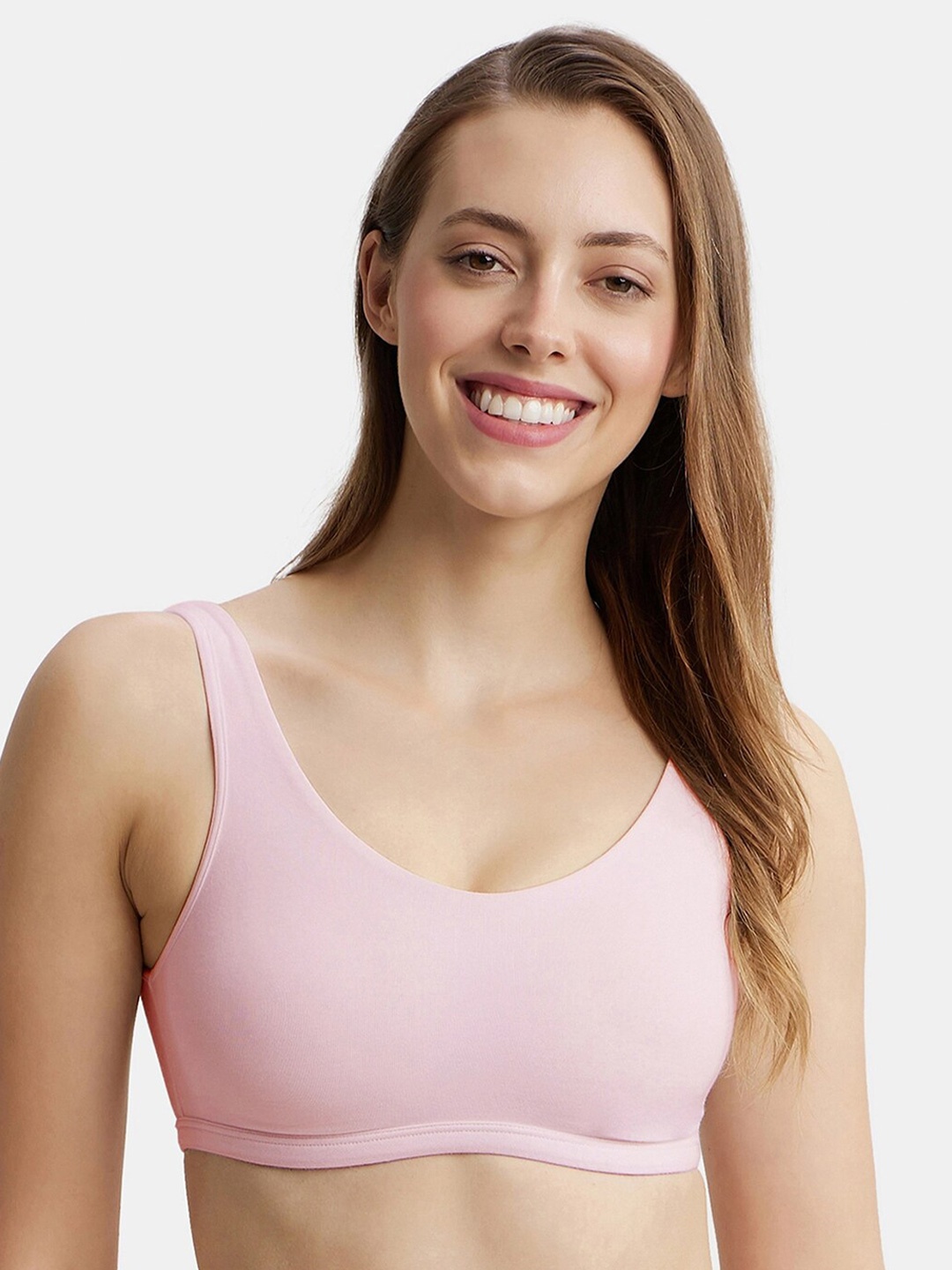 Jockey Super Combed Cotton Stretch Slip On Bra With StayFresh Treatment-1550, Pink
Jockey Super Combed Cotton Stretch Slip On Bra With StayFresh Treatment-1550, Pink