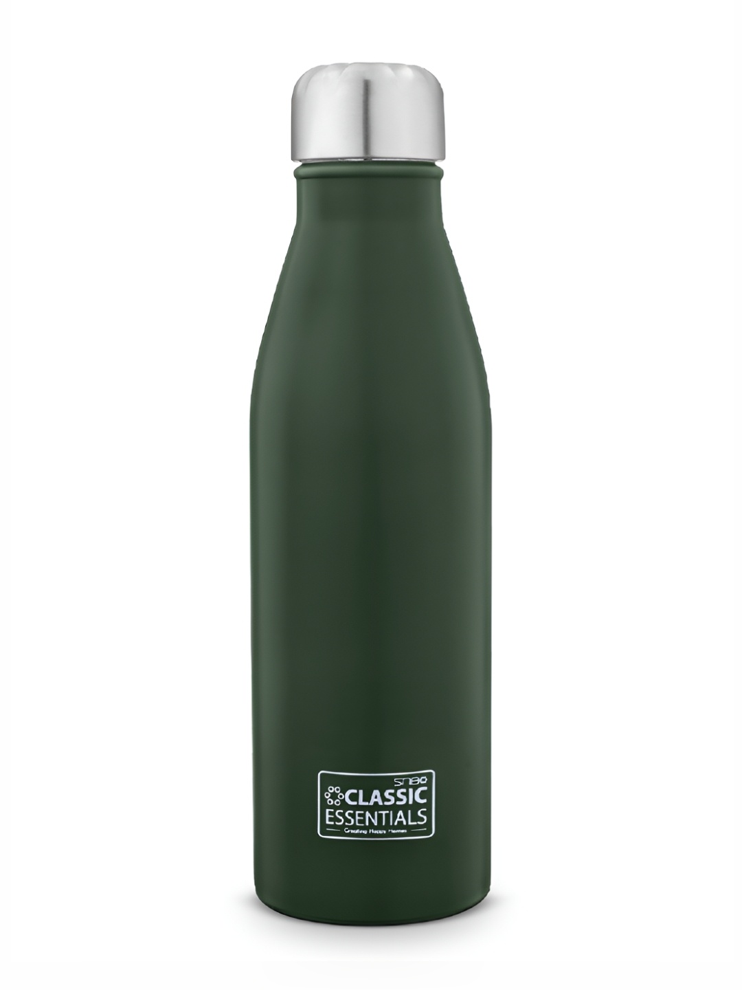 Classic Essentials Olive Green Stainless Steel Solid Single Wall Agua Water Bottle 1L
Classic Essentials Olive Green Stainless Steel Solid Single Wall Agua Water Bottle 1L