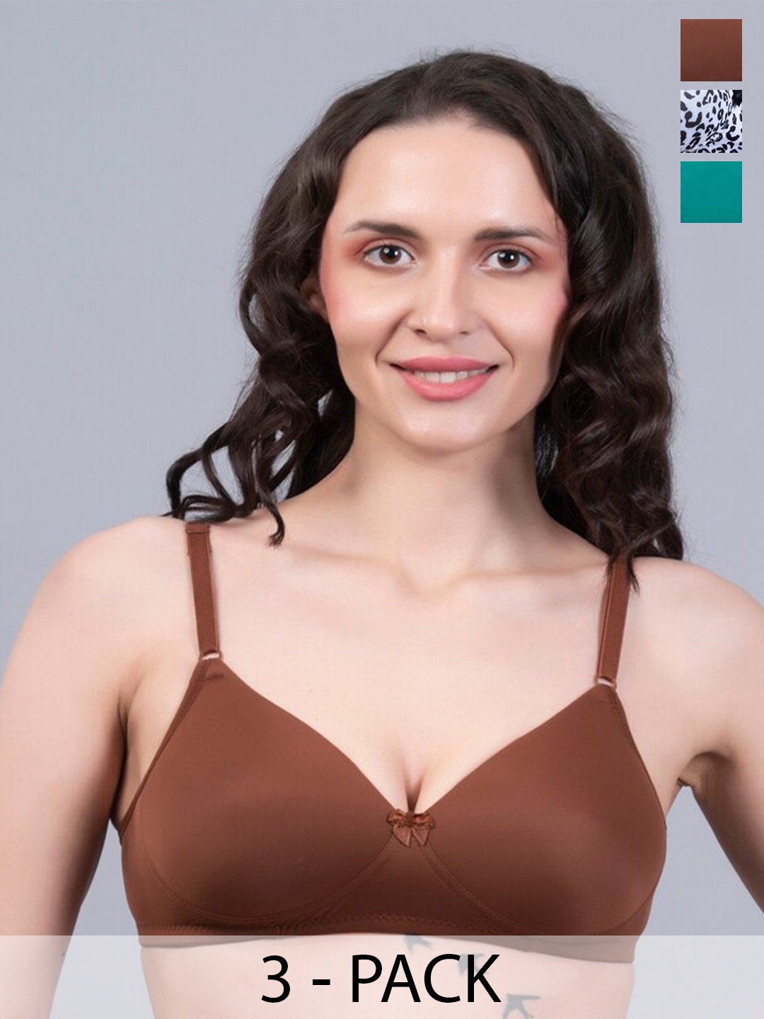 Herryqeal Pack Of 3 Full Coverage Lightly Padded Everyday Bras With All Day Comfort, White
Herryqeal Pack Of 3 Full Coverage Lightly Padded Everyday Bras With All Day Comfort, White