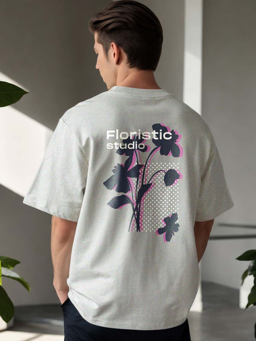 NOBERO Typography Printed Drop Shoulder Sleeves Pure Cotton Oversized T-Shirt, Grey melange
NOBERO Typography Printed Drop Shoulder Sleeves Pure Cotton Oversized T-Shirt, Grey melange
