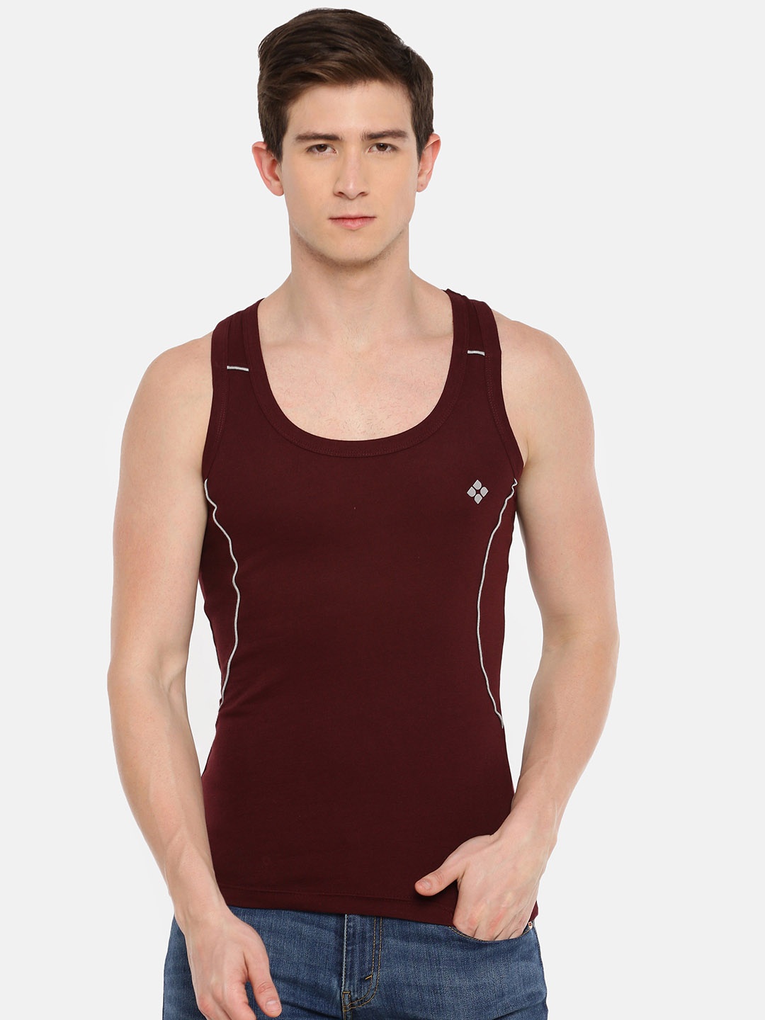 Dollar Bigboss Men Solid Cotton Racerback Styled Gym Vest MBB-20-PO1-CO5-S24, Assorted
Dollar Bigboss Men Solid Cotton Racerback Styled Gym Vest MBB-20-PO1-CO5-S24, Assorted