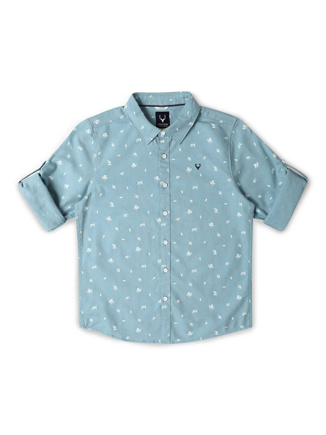 Allen Solly Junior Boys Slim Fit Floral Printed Roll-Up Sleeves Casual Shirt, Blue
Allen Solly Junior Boys Slim Fit Floral Printed Roll-Up Sleeves Casual Shirt, Blue