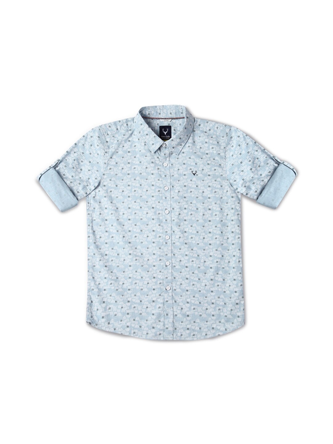 Allen Solly Junior Boys Slim Fit Geometric Printed Roll-Up Sleeves Casual Shirt, Blue
Allen Solly Junior Boys Slim Fit Geometric Printed Roll-Up Sleeves Casual Shirt, Blue