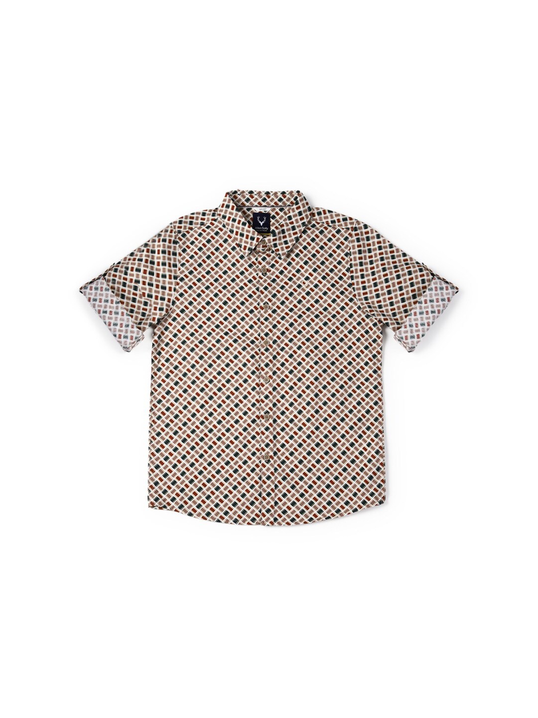Allen Solly Junior Boys Slim Fit Geometric Printed Roll-Up Sleeves Casual Shirt, Beige
Allen Solly Junior Boys Slim Fit Geometric Printed Roll-Up Sleeves Casual Shirt, Beige