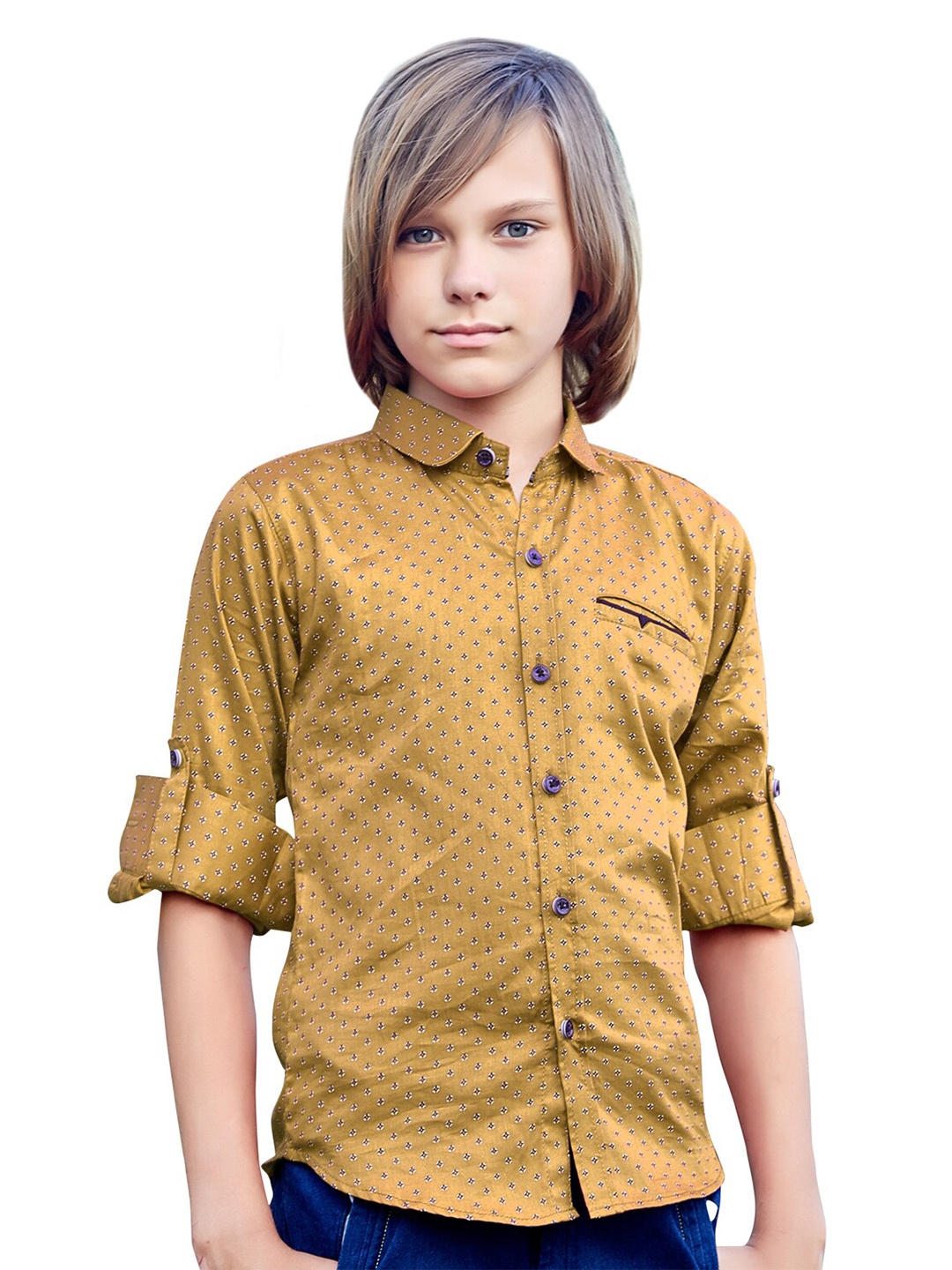 BAESD Boys Classic Geometric Printed Spread Collar Long Sleeves Casual Shirt, Yellow
BAESD Boys Classic Geometric Printed Spread Collar Long Sleeves Casual Shirt, Yellow