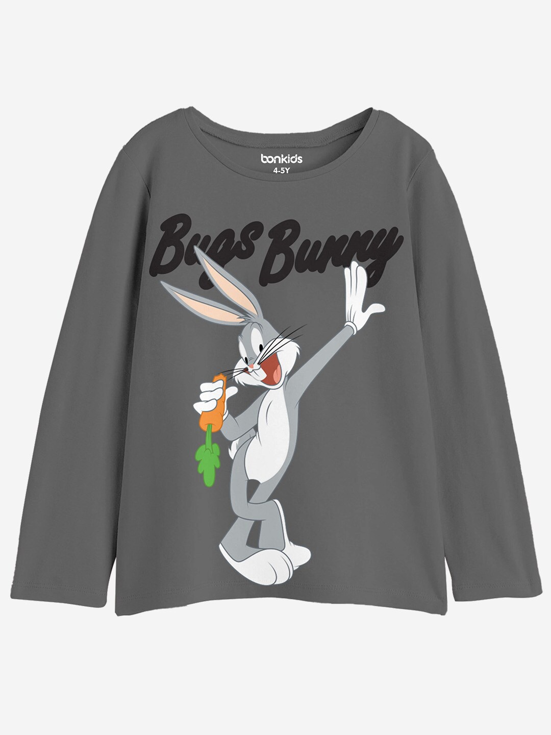 BONKIDS Girls Graphic Printed Applique Round Neck Full Sleeves Cotton Casual T-shirt, Grey
BONKIDS Girls Graphic Printed Applique Round Neck Full Sleeves Cotton Casual T-shirt, Grey