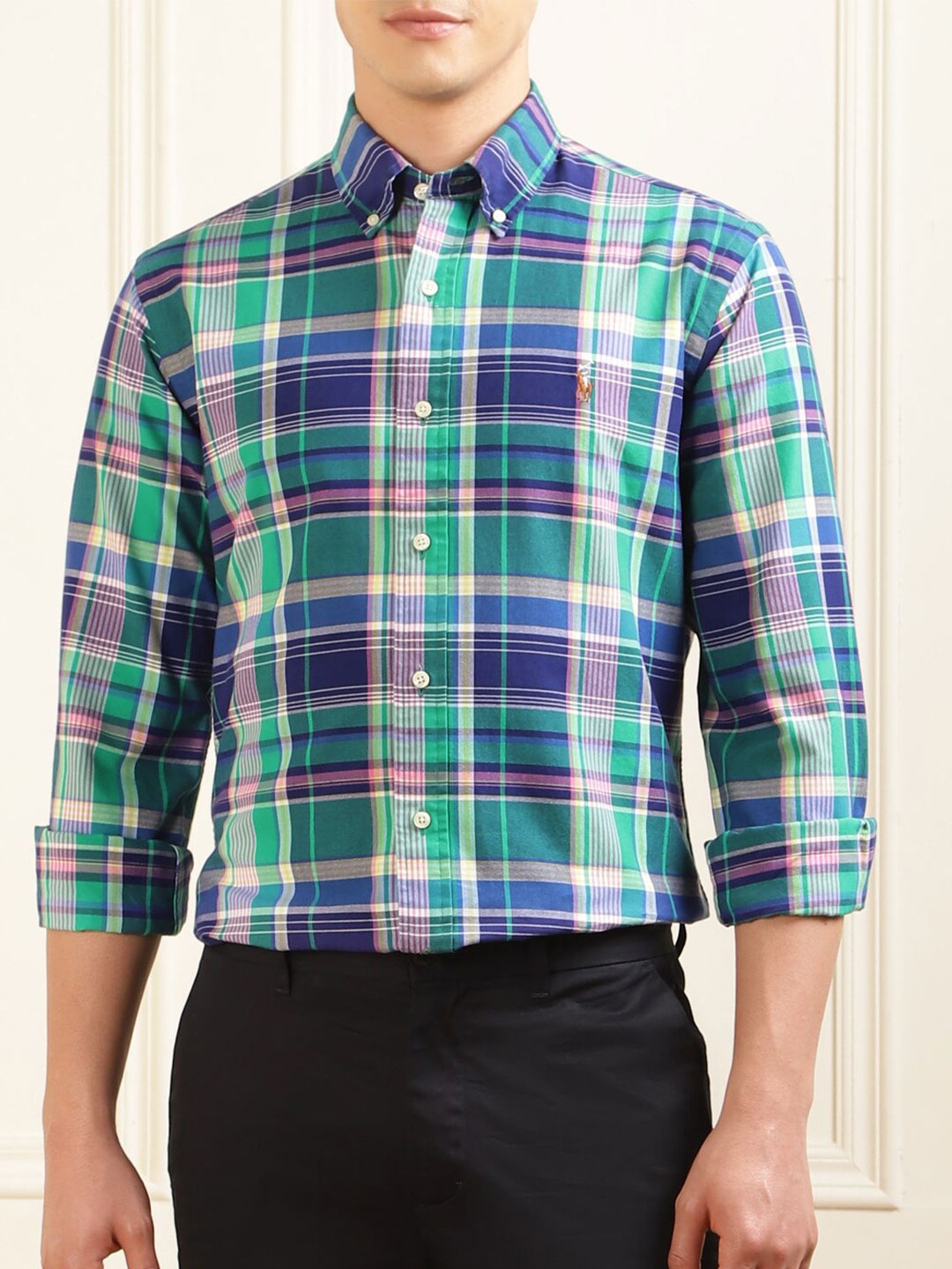 Polo Ralph Lauren Custom Fit Checked Button-Down Collar Oxford Weave Cotton Shirt, Green
Polo Ralph Lauren Custom Fit Checked Button-Down Collar Oxford Weave Cotton Shirt, Green