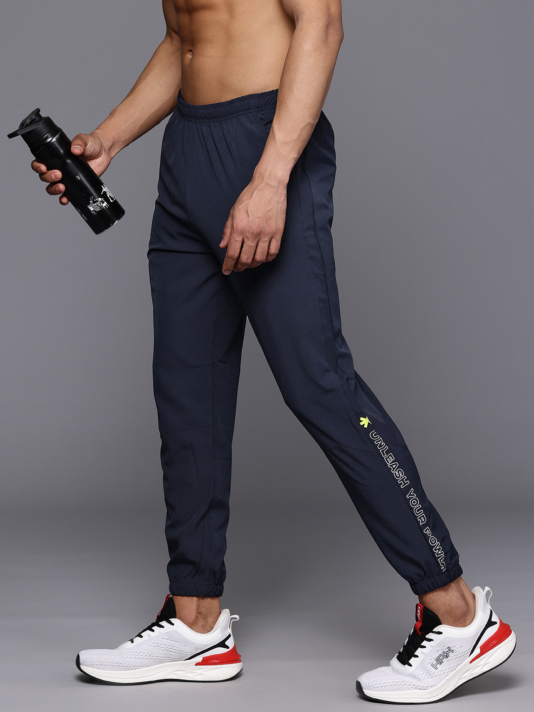 HRX by Hrithik Roshan Men Rapid-Dry Training Joggers, Navy blue
HRX by Hrithik Roshan Men Rapid-Dry Training Joggers, Navy blue