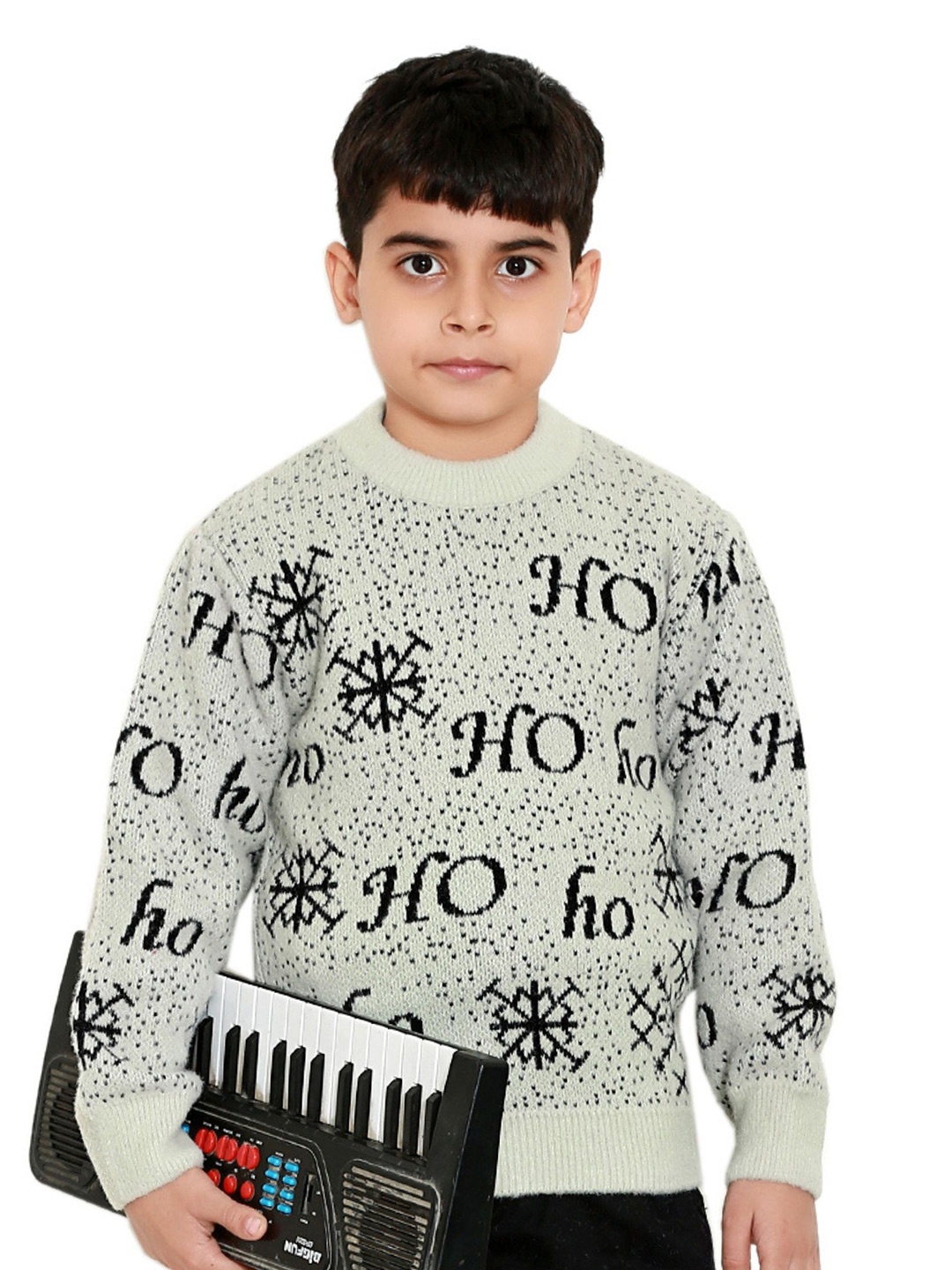 BAESD Boys Typography Printed Ribbed Round Neck Full Sleeves Acrylic Sweater Vest, Green
BAESD Boys Typography Printed Ribbed Round Neck Full Sleeves Acrylic Sweater Vest, Green