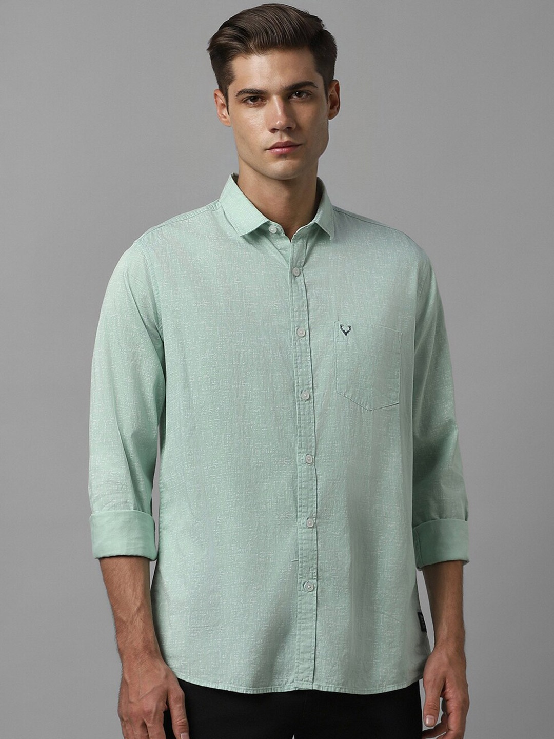 Allen Solly Abstract Spread Collar Long Sleeves Chest Pocket Cotton Casual Shirt, Green
Allen Solly Abstract Spread Collar Long Sleeves Chest Pocket Cotton Casual Shirt, Green