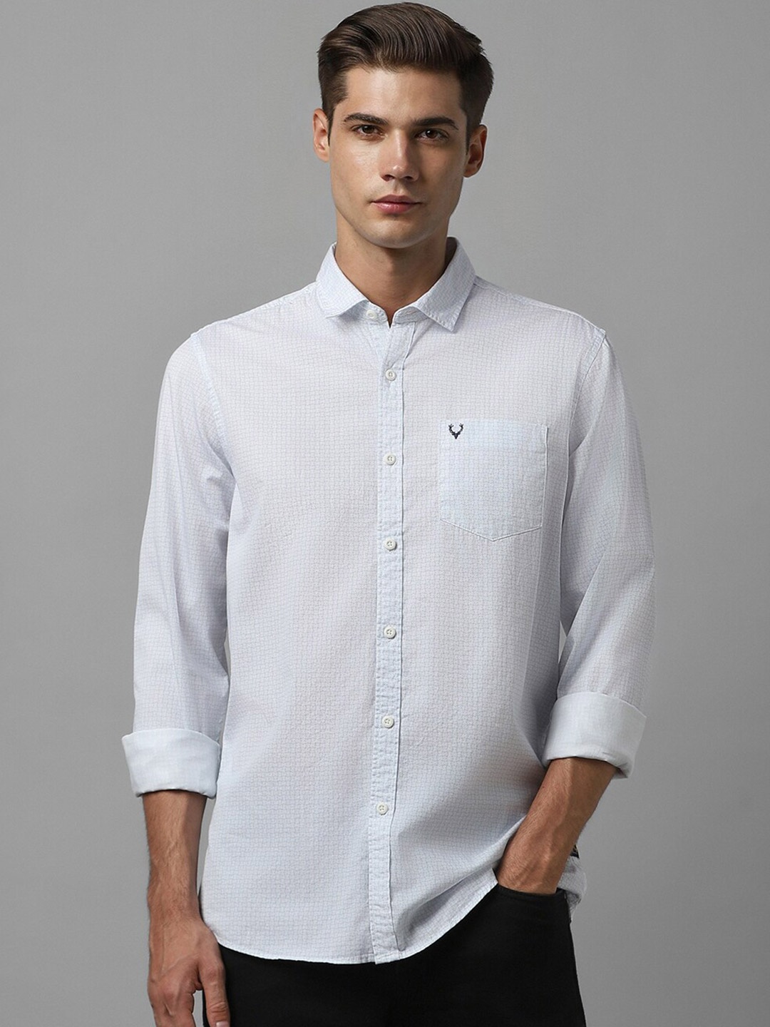 Allen Solly Opaque Spread Collar Full Sleeves Cotton Chest Pocket Casual Shirt, White
Allen Solly Opaque Spread Collar Full Sleeves Cotton Chest Pocket Casual Shirt, White