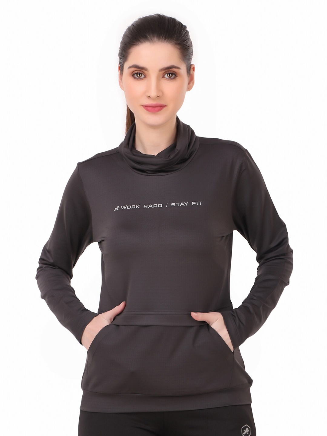 REDESIGN Women Grey Sweatshirt