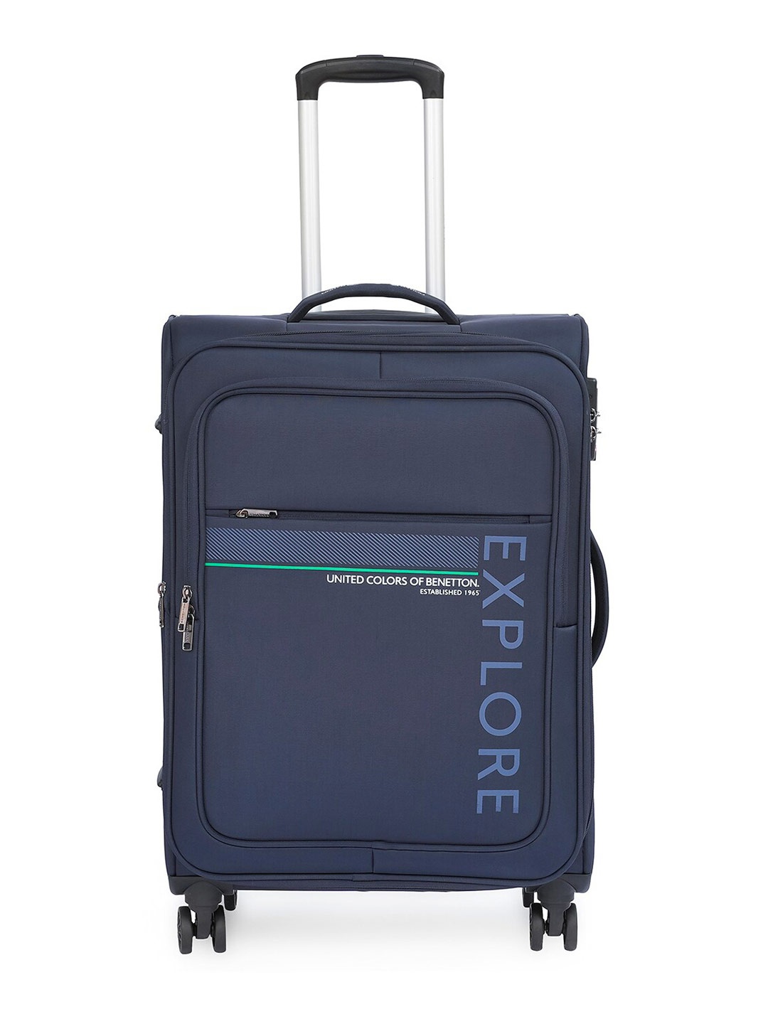 United Colors of Benetton Unisex Garret Printed Medium Soft Sided Trolley Bag, Navy blue
United Colors of Benetton Unisex Garret Printed Medium Soft Sided Trolley Bag, Navy blue