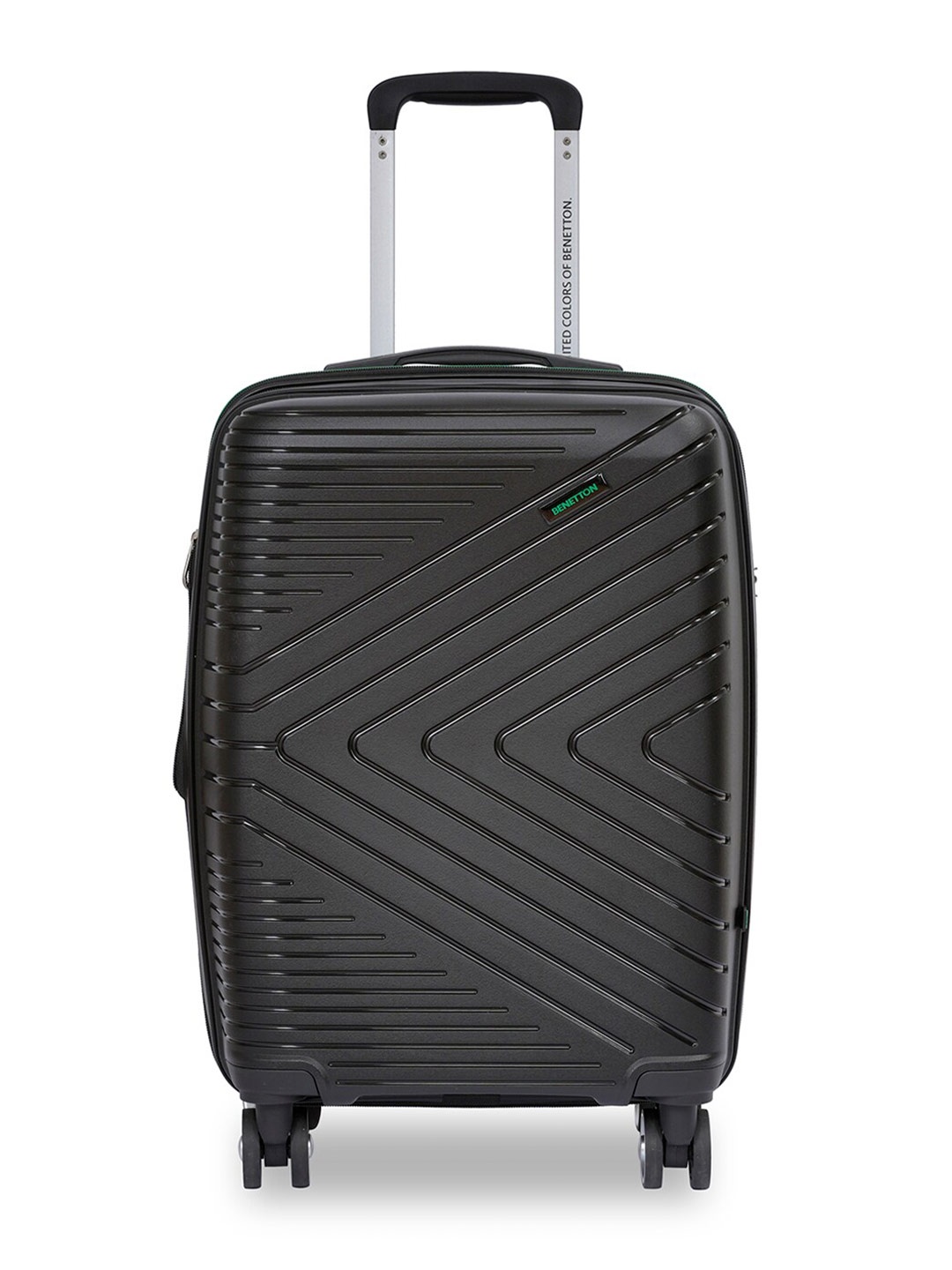 United Colors of Benetton Unisex Ragnar Textured Hard-Sided Cabin Trolley Bag 56cm, Black
United Colors of Benetton Unisex Ragnar Textured Hard-Sided Cabin Trolley Bag 56cm, Black
