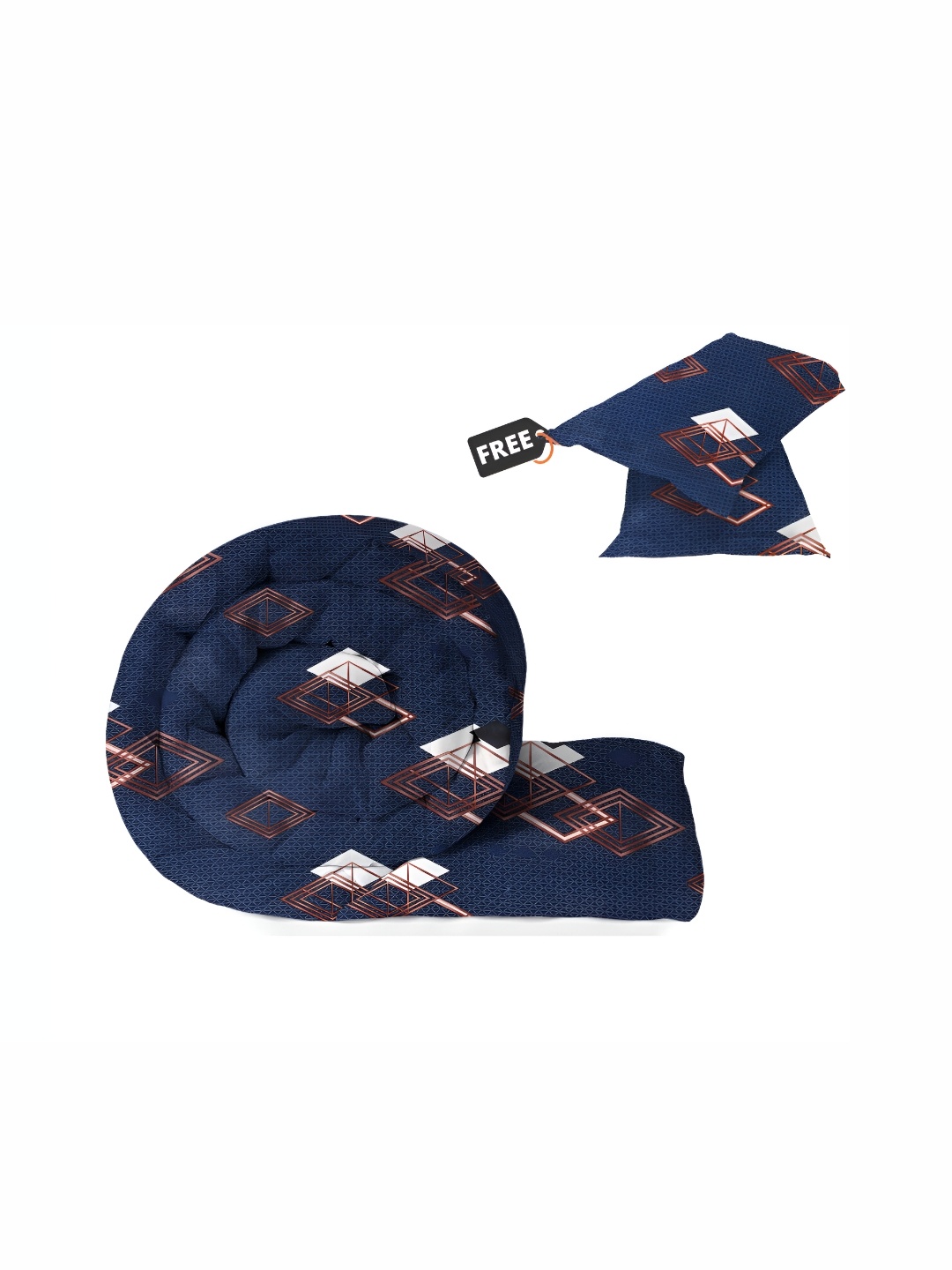bsb home Navy Blue & White Geometric Printed Heavy Winter 210 GSM Double Bed Comforter
bsb home Navy Blue & White Geometric Printed Heavy Winter 210 GSM Double Bed Comforter