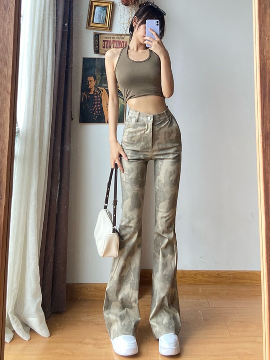 Stylecast X KPOP Camouflage Original Regular Fit High-Rise Cotton Casual Woven Trouser, Green
Stylecast X KPOP Camouflage Original Regular Fit High-Rise Cotton Casual Woven Trouser, Green