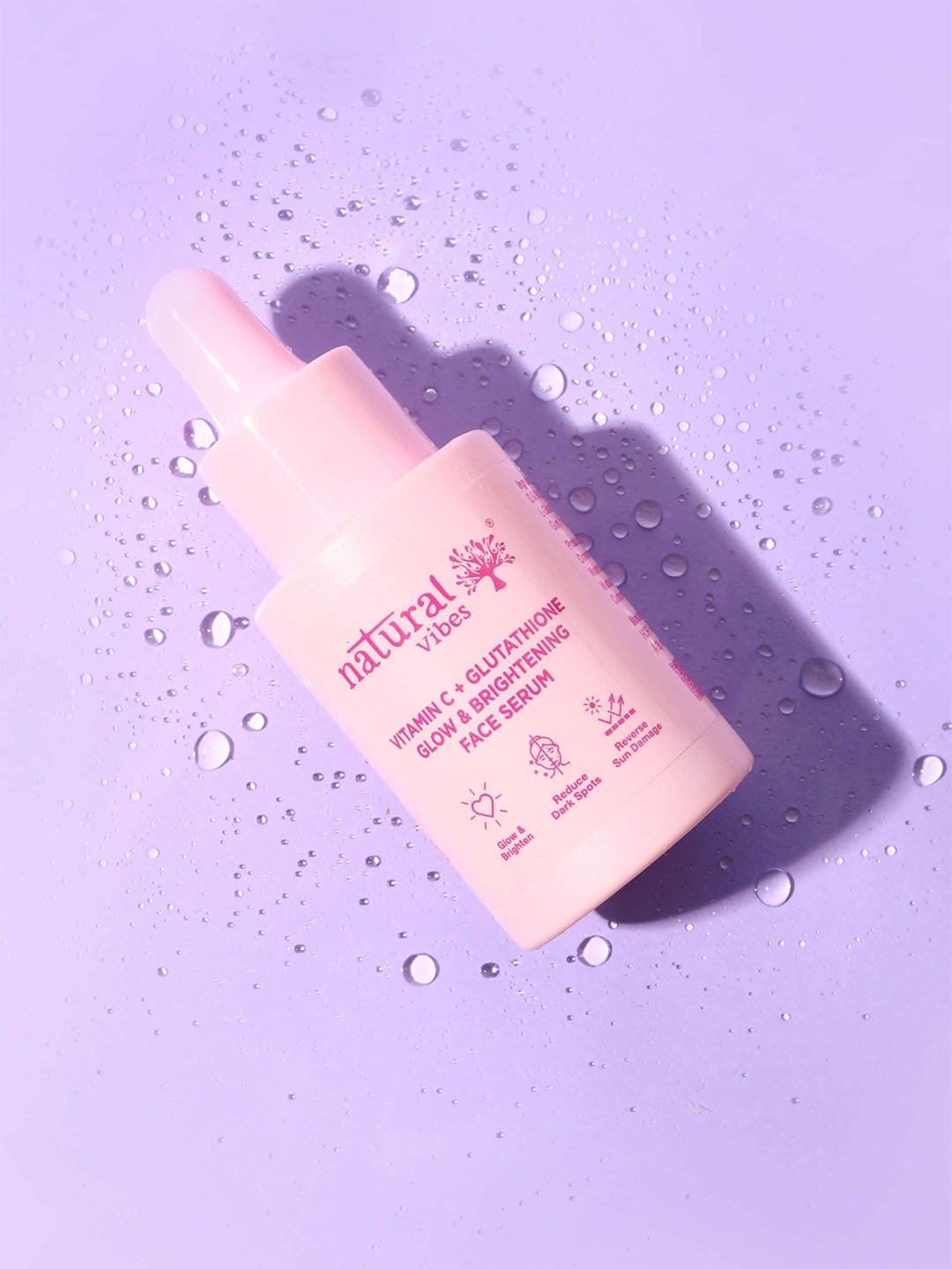 natural vibes Glow & Brightening Face Serum With Vitamin C & Glutathione - 30ml, Pink
natural vibes Glow & Brightening Face Serum With Vitamin C & Glutathione - 30ml, Pink