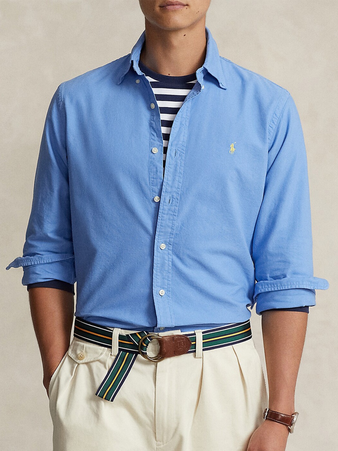 Polo Ralph Lauren Spread Collar Custom Fit Garment -Dyed Oxford Cotton Shirts, Blue
Polo Ralph Lauren Spread Collar Custom Fit Garment -Dyed Oxford Cotton Shirts, Blue