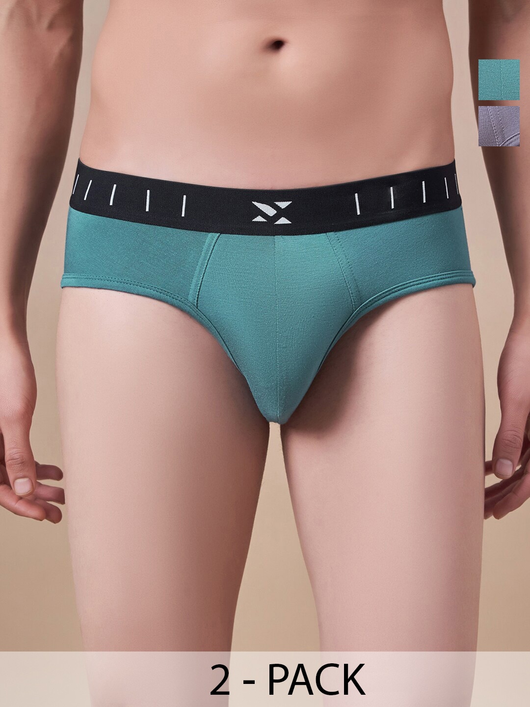 Masch Sports Pack Of 2 Low Rise Anti Microbial Basic Briefs BRF-2-SOL-EI-GRN-ET-GRY, Green
Masch Sports Pack Of 2 Low Rise Anti Microbial Basic Briefs BRF-2-SOL-EI-GRN-ET-GRY, Green