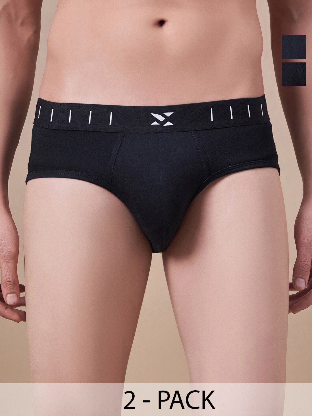 Masch Sports Pack Of 2 Low-Rise Anti-Microbial Basic Briefs BRF-2-SOL-EI-BLK-ET-BLK, Black
Masch Sports Pack Of 2 Low-Rise Anti-Microbial Basic Briefs BRF-2-SOL-EI-BLK-ET-BLK, Black