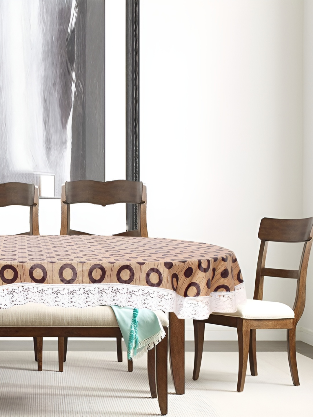Stylista Brown & Beige Geometric Printed Waterproof 2.74 m x 1.52 m Oval Table Cover
Stylista Brown & Beige Geometric Printed Waterproof 2.74 m x 1.52 m Oval Table Cover