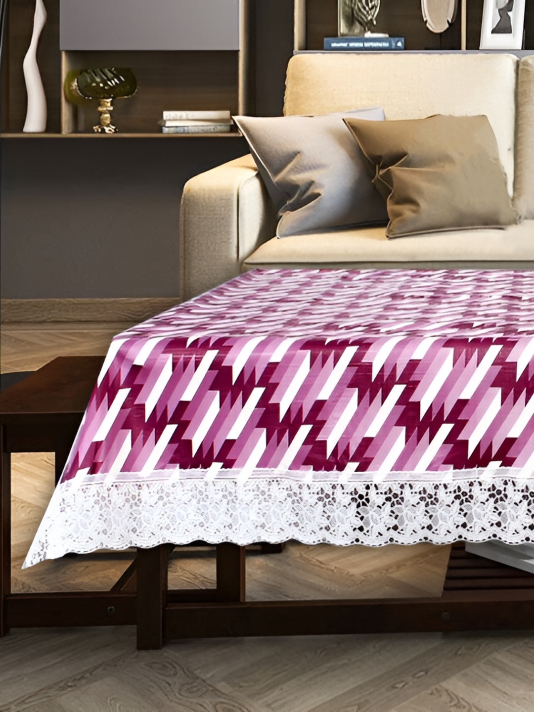 Stylista Maroon & White Geometric Printed Waterproof Rectangle Shaped 2 Seater Table Cover
Stylista Maroon & White Geometric Printed Waterproof Rectangle Shaped 2 Seater Table Cover