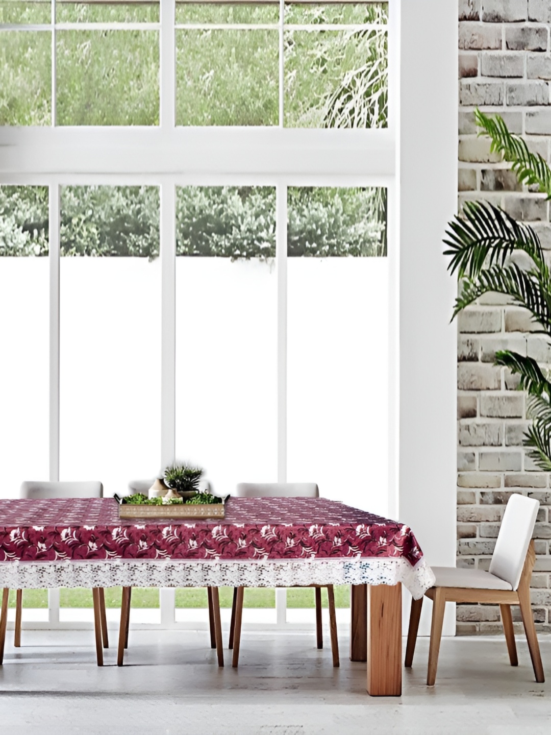 Stylista Maroon & White Floral Printed Waterproof 2.74 m x 1.52 m Rectangle Table Cover
Stylista Maroon & White Floral Printed Waterproof 2.74 m x 1.52 m Rectangle Table Cover