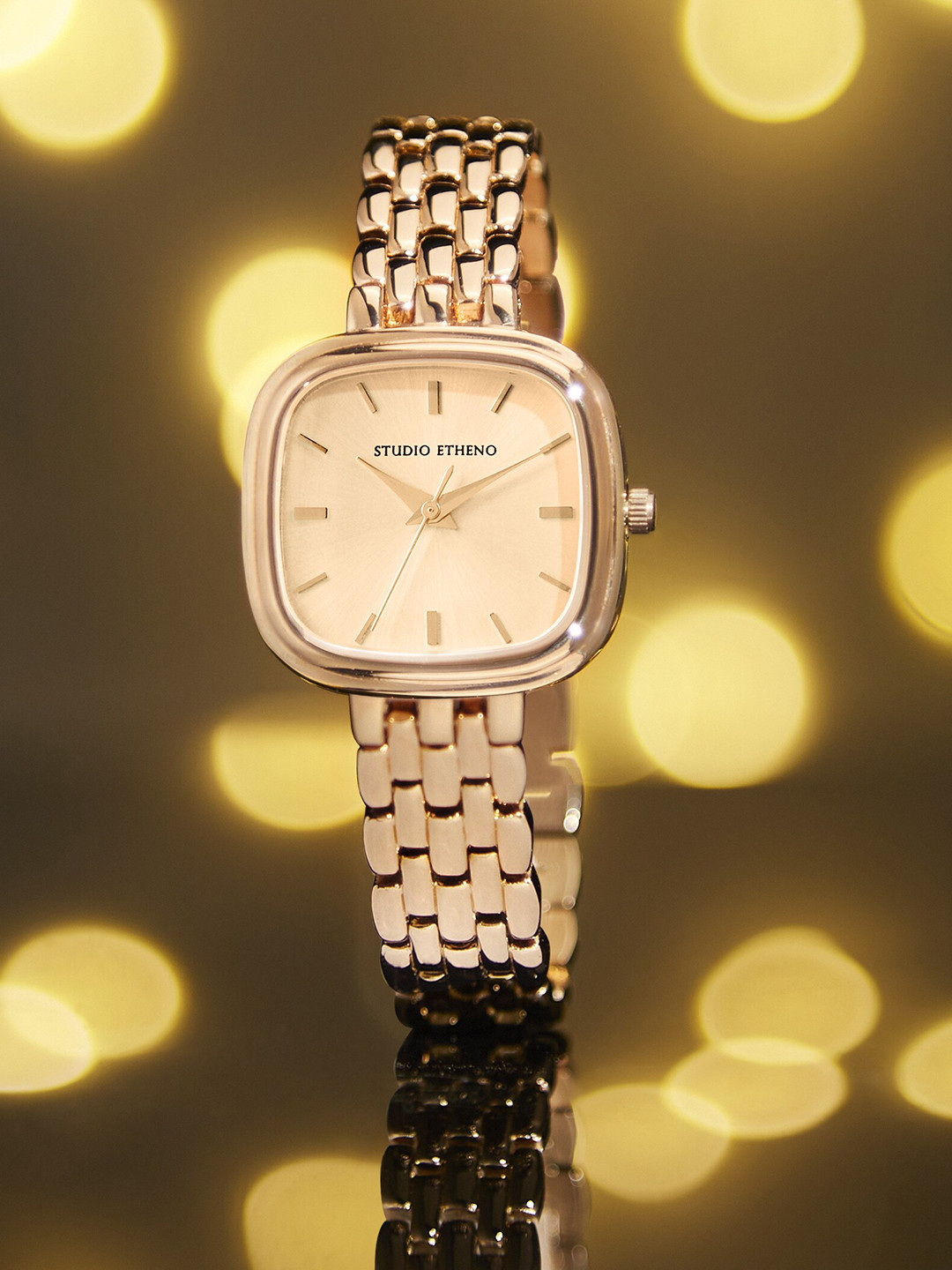 STUDIO ETHENO Women Bracelet Style Straps Analogue Watch SQ2-ROG-ROG, Rose
STUDIO ETHENO Women Bracelet Style Straps Analogue Watch SQ2-ROG-ROG, Rose