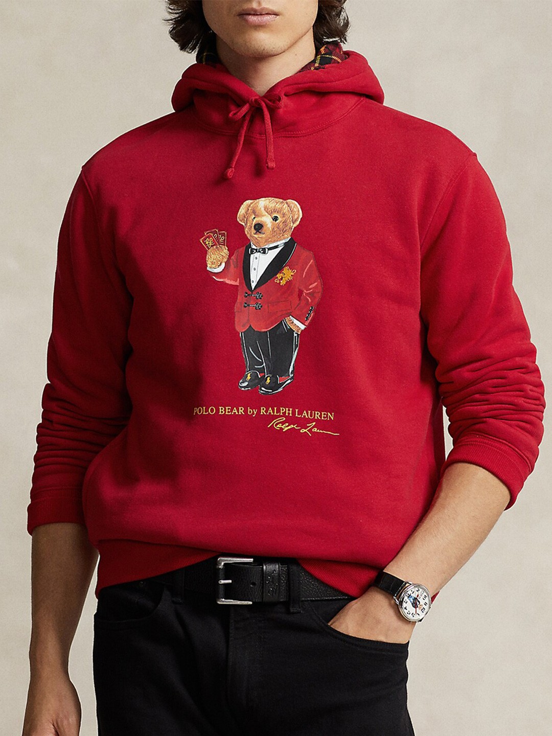 Polo Ralph Lauren Lunar New Year Polo Bear Printed Fleece Hood Pullover Sweatshirt, Red
Polo Ralph Lauren Lunar New Year Polo Bear Printed Fleece Hood Pullover Sweatshirt, Red