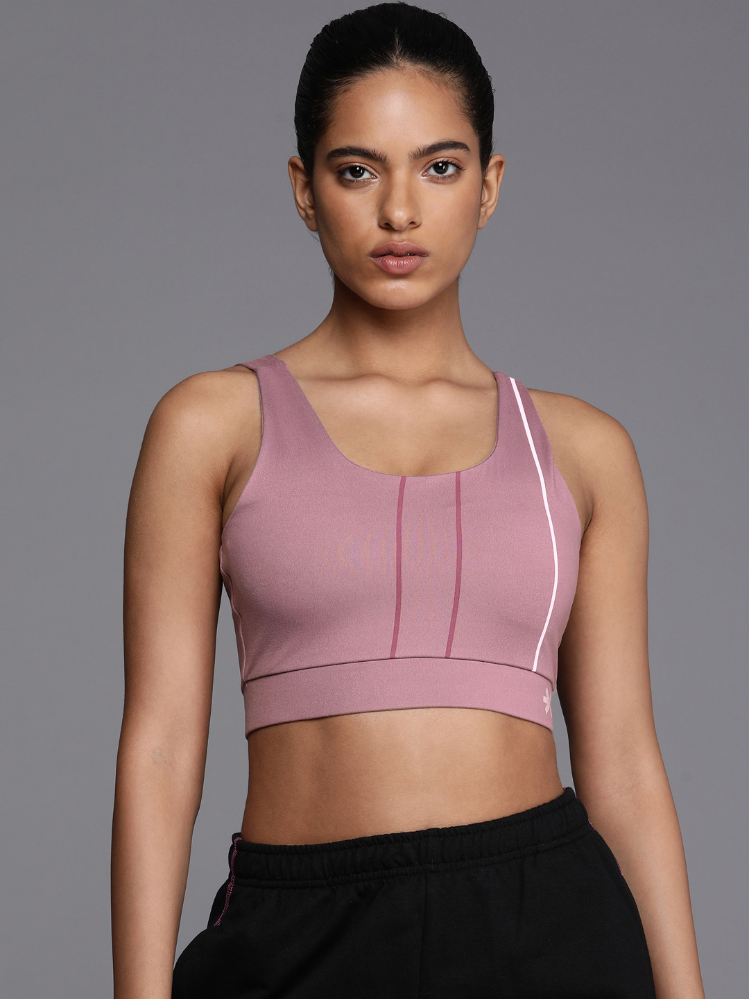 HRX by Hrithik Roshan Full Coverage Lightly Padded Rapid Dry Yoga Bra, Mauve
HRX by Hrithik Roshan Full Coverage Lightly Padded Rapid Dry Yoga Bra, Mauve