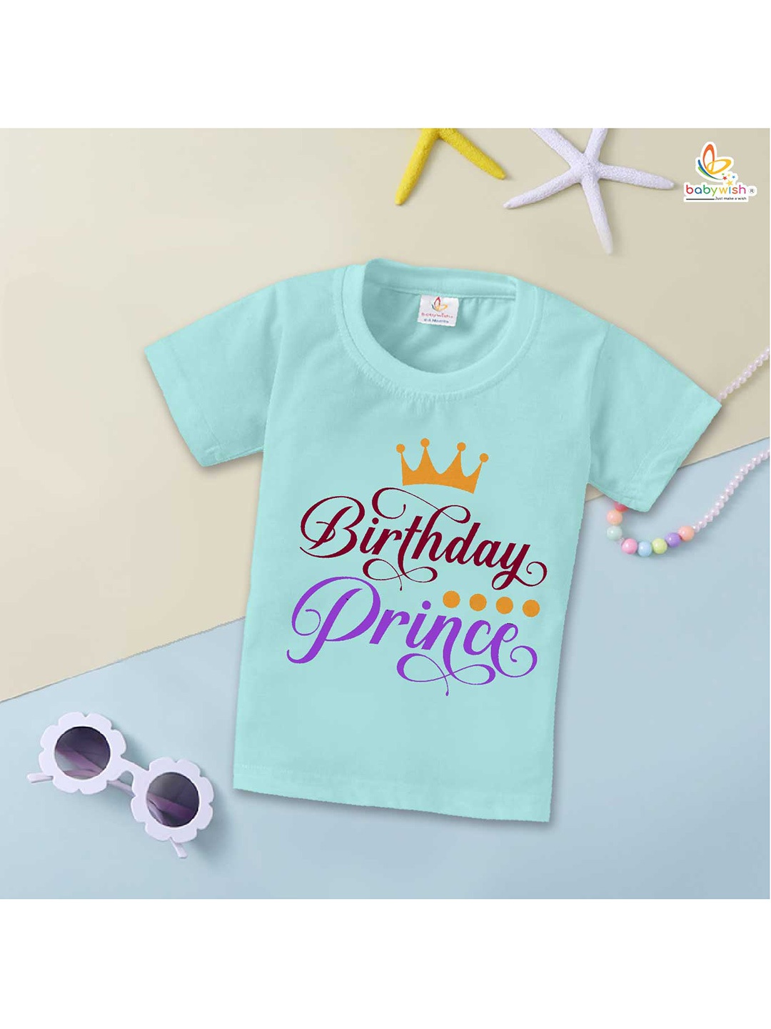 Babywish Kids Typography Printed Round Neck Cotton Relaxed Fit T-shirt, Sea green
Babywish Kids Typography Printed Round Neck Cotton Relaxed Fit T-shirt, Sea green