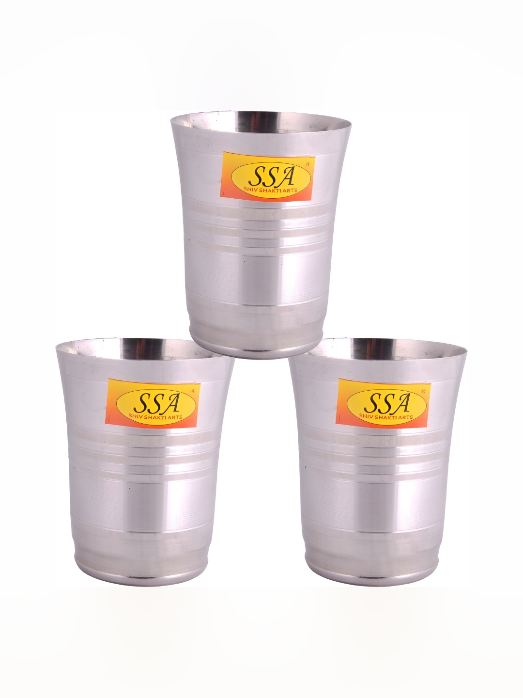Shivshakti Arts Steel 3 Pieces Easy to Clean Stainless Steel Water or Juice Glass 300 ml
Shivshakti Arts Steel 3 Pieces Easy to Clean Stainless Steel Water or Juice Glass 300 ml