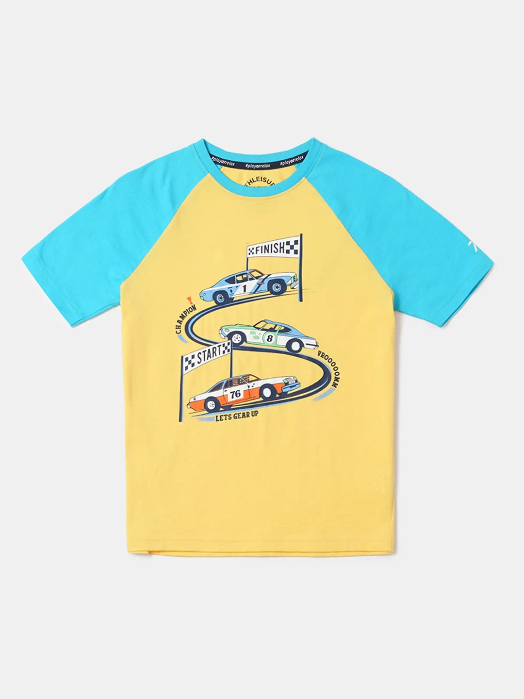Jockey Boys Super Combed Cotton Graphic Printed Round Neck Half Sleeve Tshirt - AB19, Yellow
Jockey Boys Super Combed Cotton Graphic Printed Round Neck Half Sleeve Tshirt - AB19, Yellow
