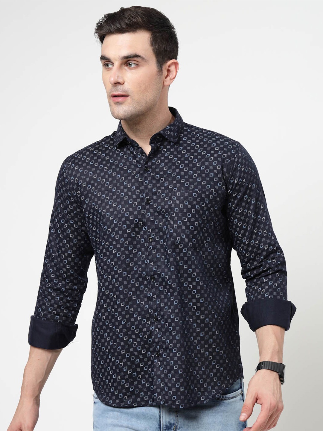 ADWYN PETER Opaque Conversational Printed Spread Collar Chest Pocket Casual Shirt, Multi
ADWYN PETER Opaque Conversational Printed Spread Collar Chest Pocket Casual Shirt, Multi