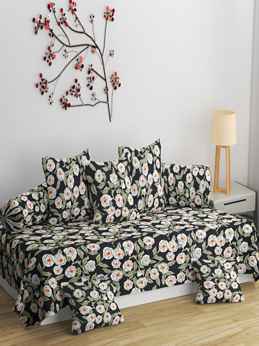 hargunz Green 8 Pieces Floral Printed Bedsheet With Bolster Covers & Cushion Covers
hargunz Green 8 Pieces Floral Printed Bedsheet With Bolster Covers & Cushion Covers