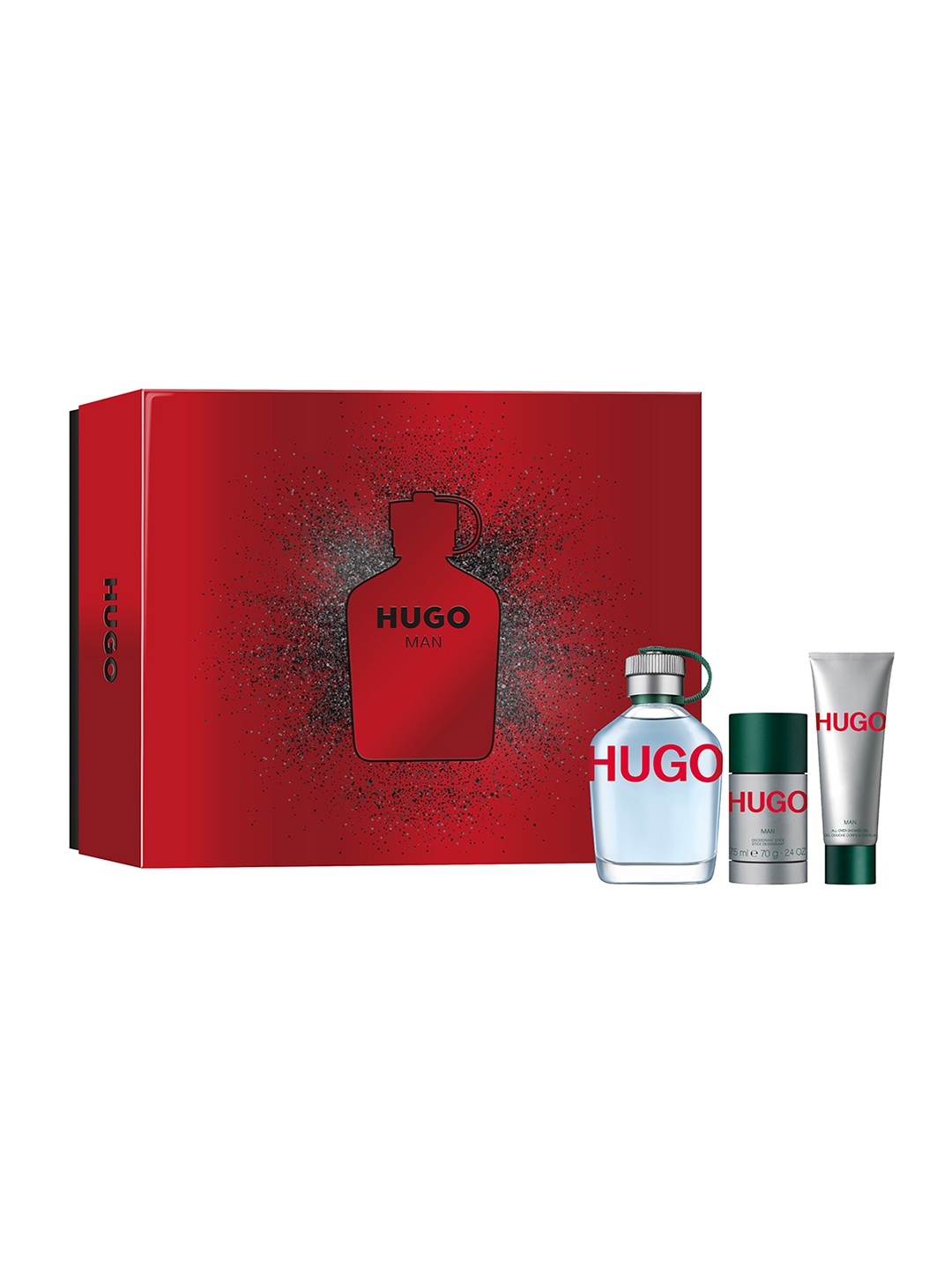 Hugo Boss Man Fragrance Gift Set - EDT 125ml With Shower Gel 50ml & Deo Stick 75ml, Red
Hugo Boss Man Fragrance Gift Set - EDT 125ml With Shower Gel 50ml & Deo Stick 75ml, Red