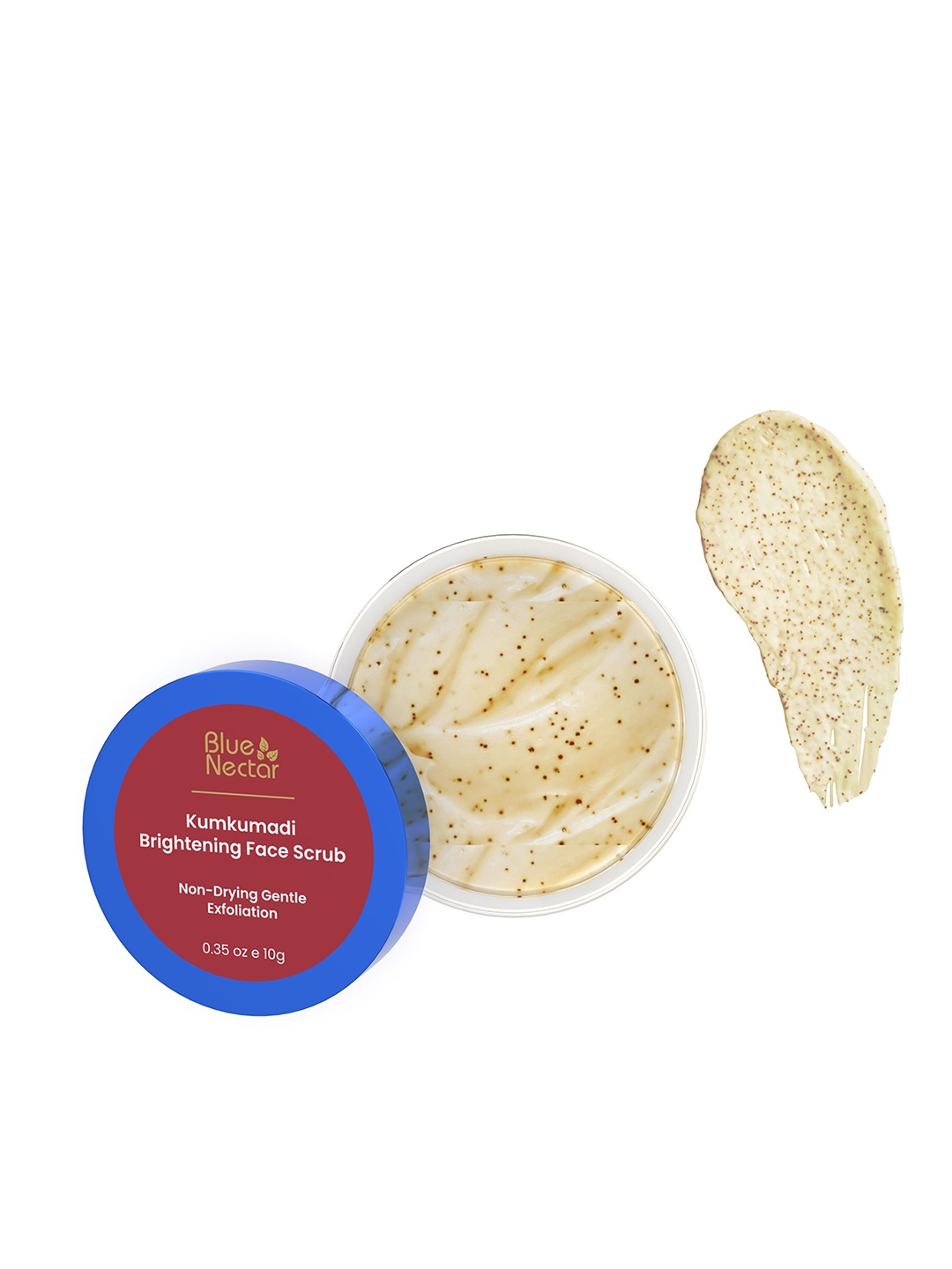 Blue Nectar Kumkumadi Brightening Face Scrub For Non drying & Gentle Exfoliation - 10g, Cream
Blue Nectar Kumkumadi Brightening Face Scrub For Non drying & Gentle Exfoliation - 10g, Cream