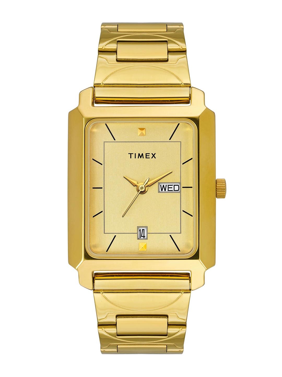 Timex Men Brass Dial & Stainless Steel Bracelet Style Straps Analogue Watch TW0TG6007, Gold
Timex Men Brass Dial & Stainless Steel Bracelet Style Straps Analogue Watch TW0TG6007, Gold