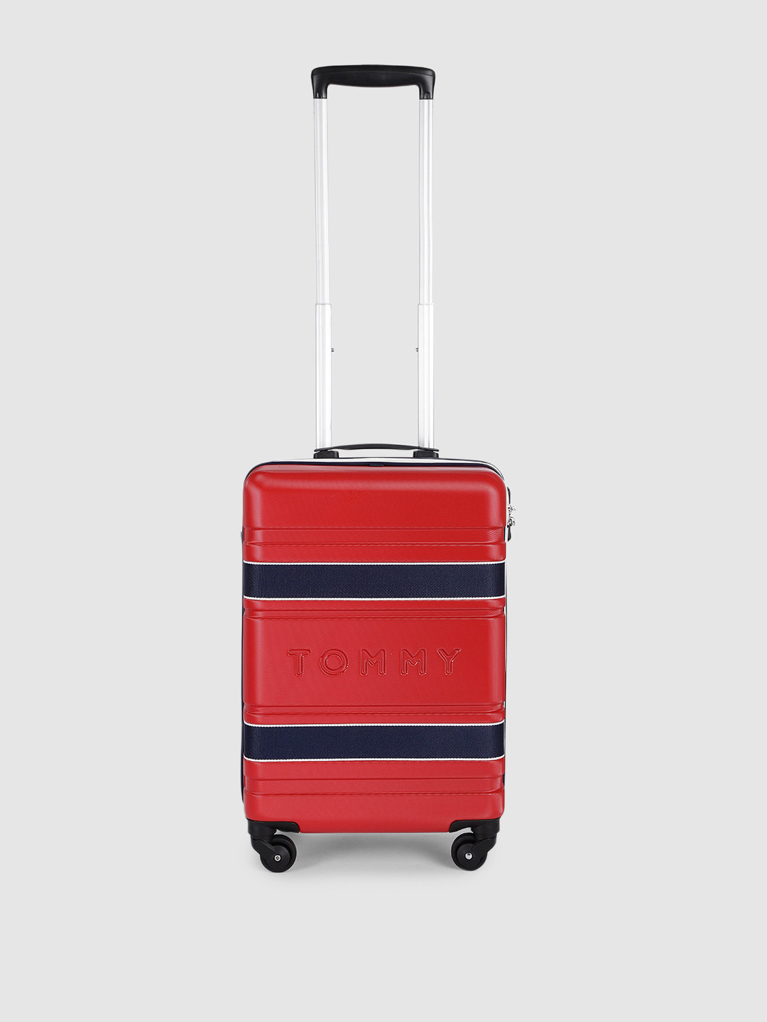 Tommy Hilfiger Las Vegas Textured Cabin Trolley Suitcase, Red 
Tommy Hilfiger Las Vegas Textured Cabin Trolley Suitcase, Red