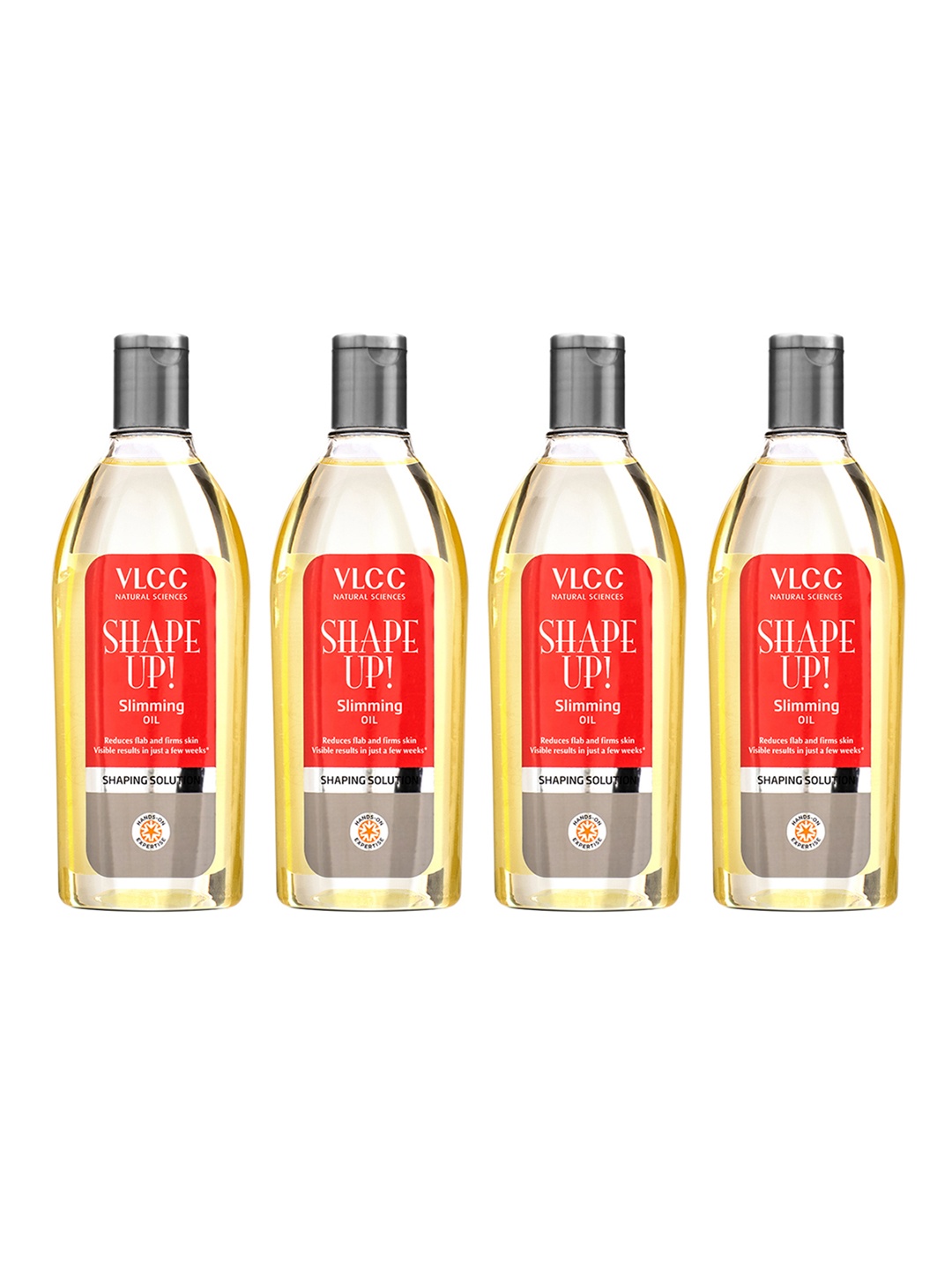 VLCC Set of 4 Shape Up Slimming Oil to Reduce Flab, Firm Skin & Tone Muscle - 200ml Each, Red
VLCC Set of 4 Shape Up Slimming Oil to Reduce Flab, Firm Skin & Tone Muscle - 200ml Each, Red